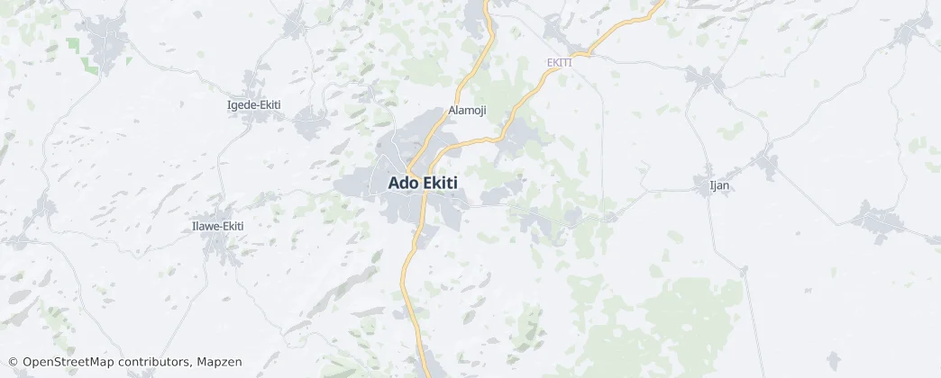 Ado-Ekiti — Map