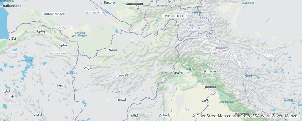 Map of Afghanistan