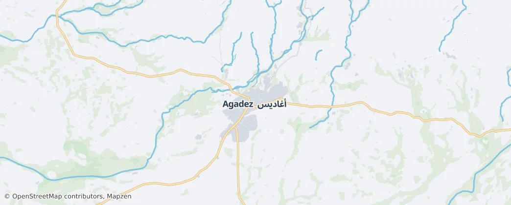 Agadez — Map