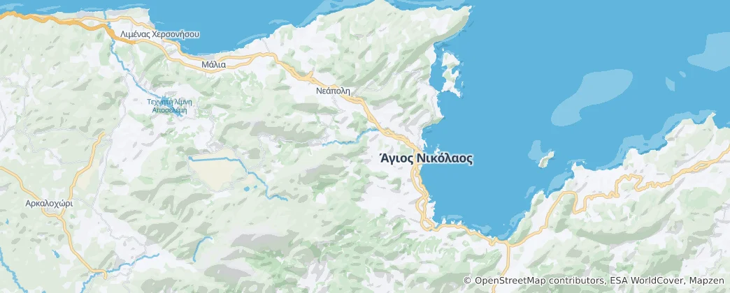 Mappa di Agios Nikolaos