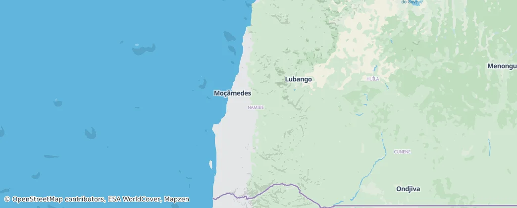 Namibe Province — Map