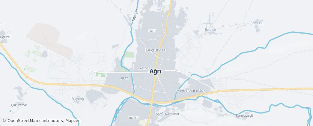 Ağrı — Mapa