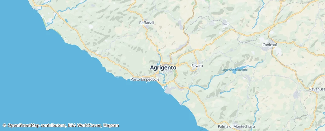 Agrigento — Map