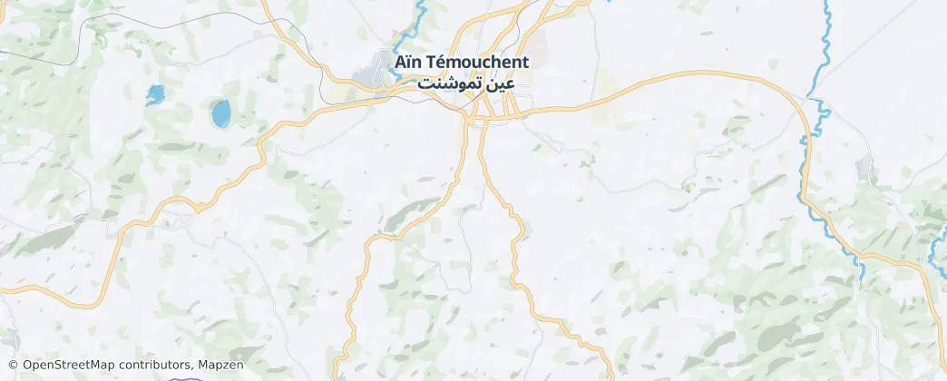 Ain Temouchent — Map