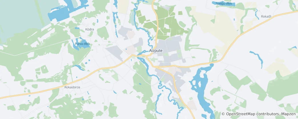 Mapa Aizputes pagasts