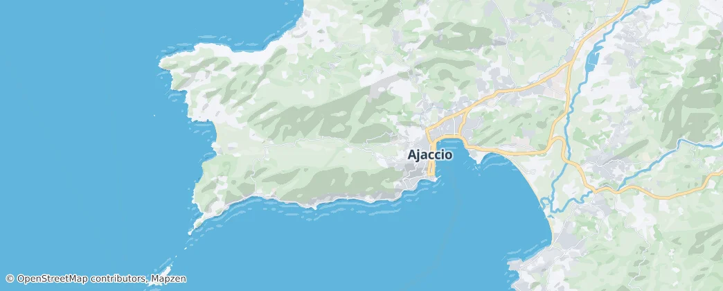 Ajaccio — Harita