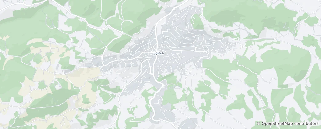 Karte von Ajloun