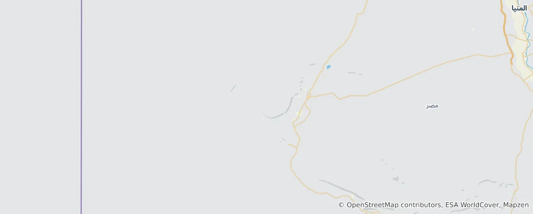 Mapa Al Farafra Oasis