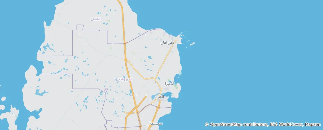 Map of Al Khor
