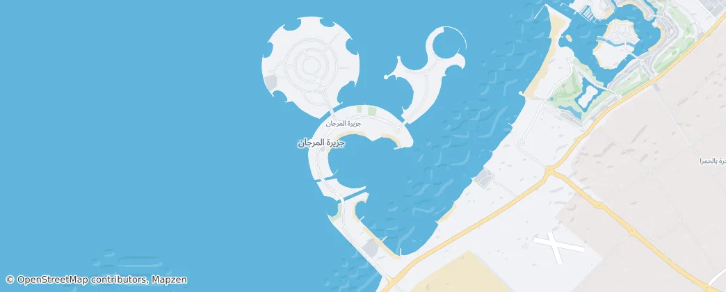 Al Marjan Island — Map