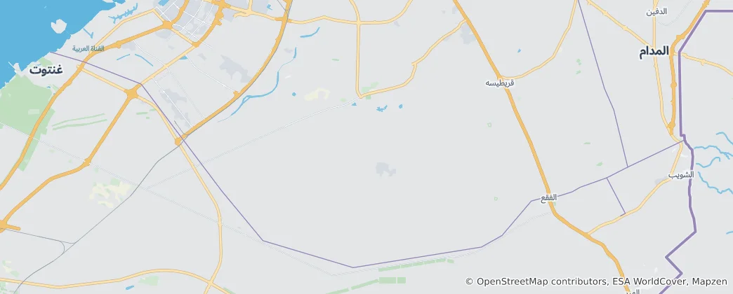 Mappa di Riserva di conservazione del deserto di Al Marmoom