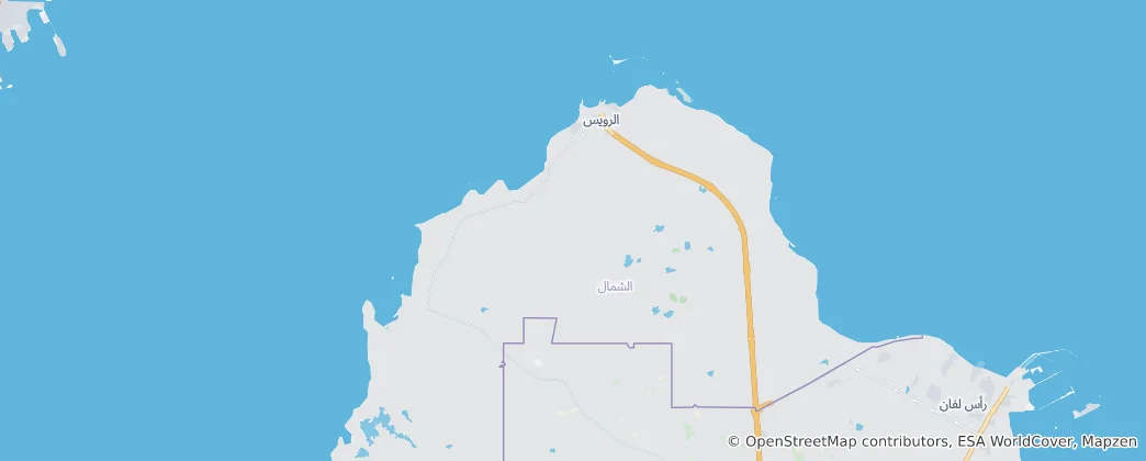 Map of Al Shamal