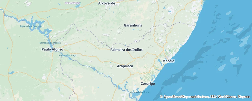 Térkép: Alagoas