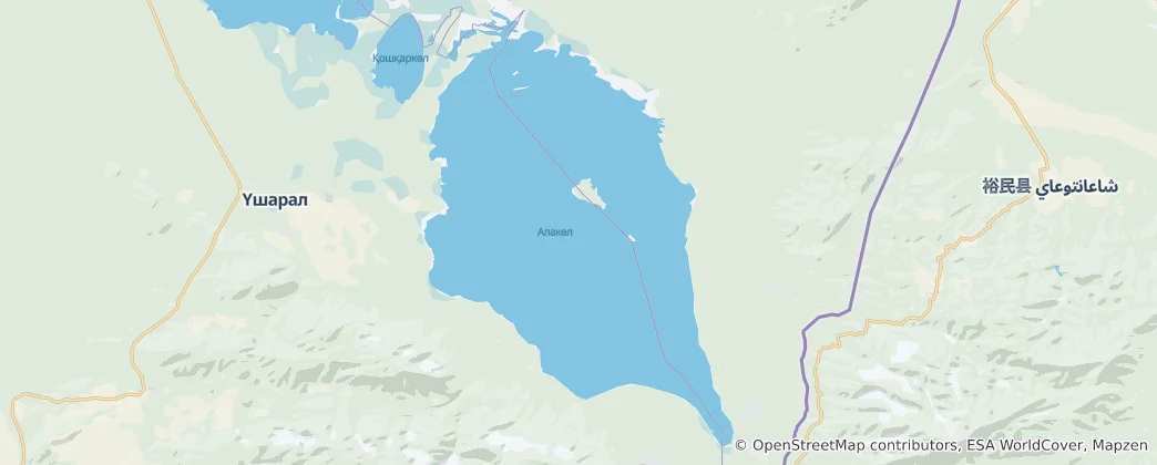 Map of Alaköl