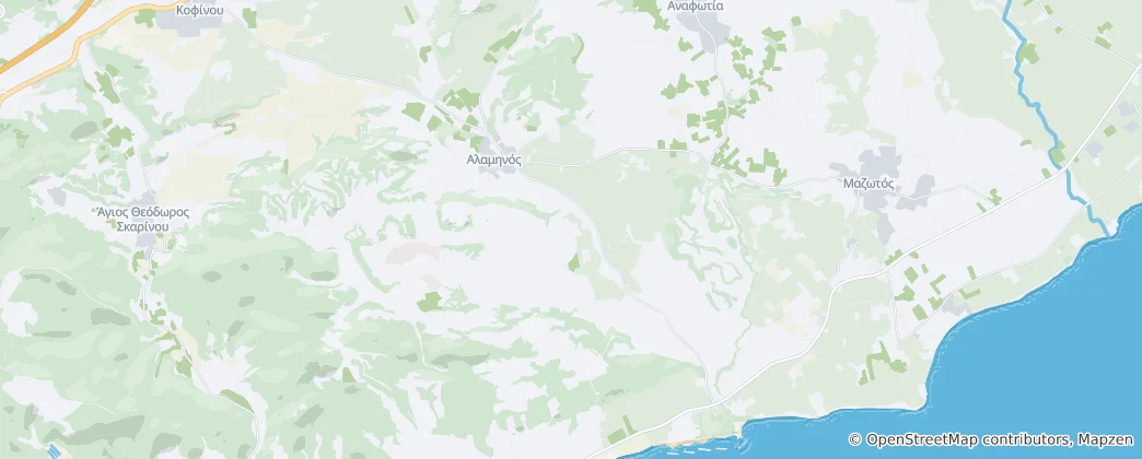 Mapa Alaminos