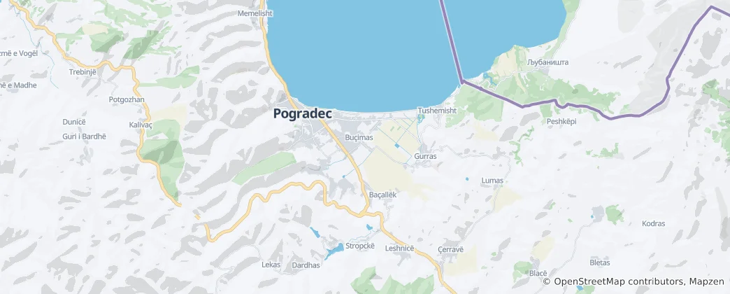 Mappa di Buçimas