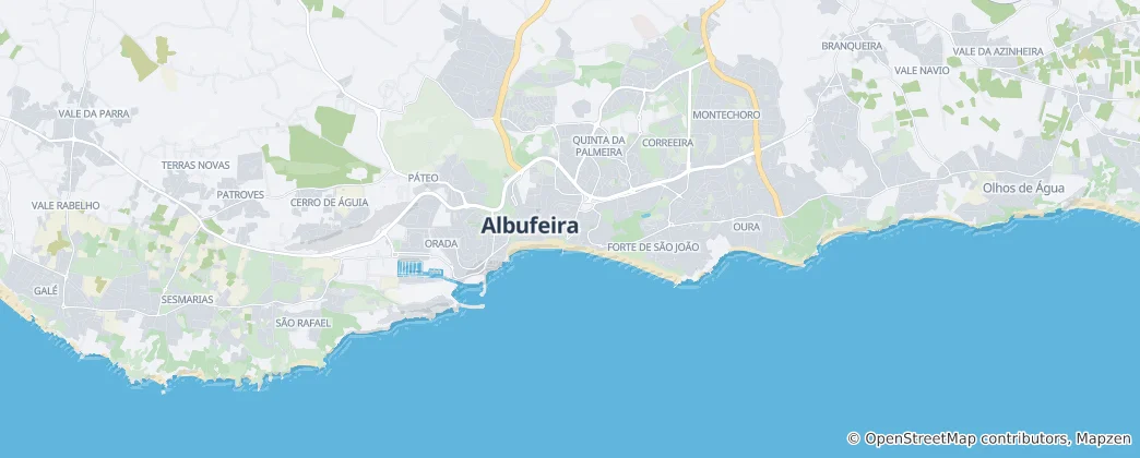 Mapa De Albufeira