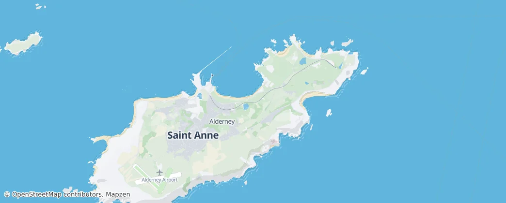Alderney — Map
