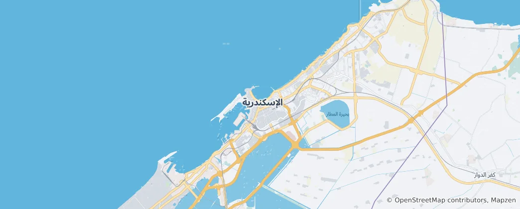 Map of Alexandria