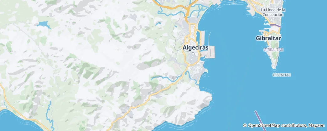 Mapa Algeciras