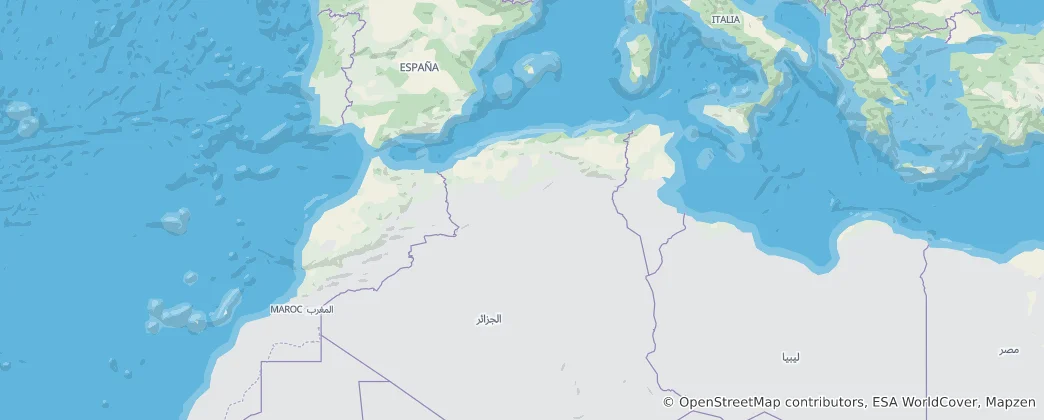 Map of Algeria