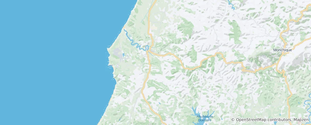 Mapa Aljezur