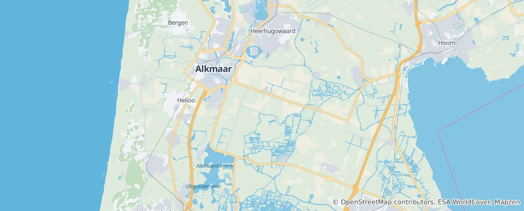 Mapa De Alkmaar