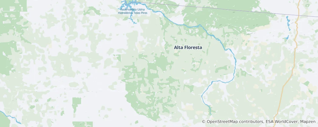 Térkép: Alta Floresta