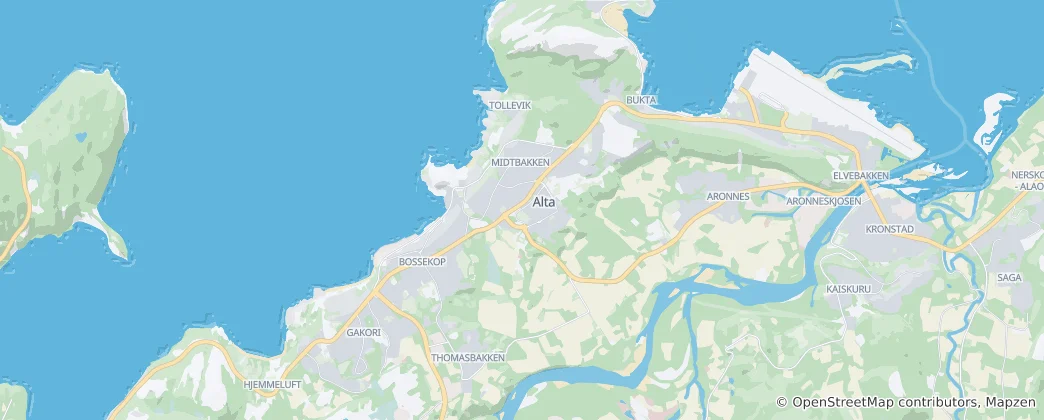Map of Alta