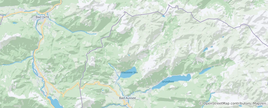 Karte von Altaussee