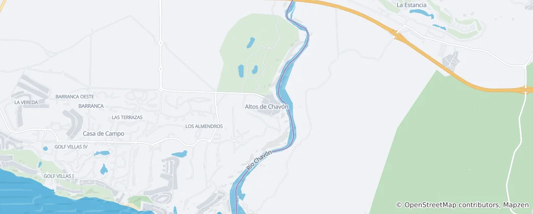 Map of Altos de Chavón