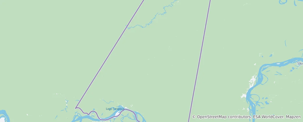 Map of Amacayacu National Park