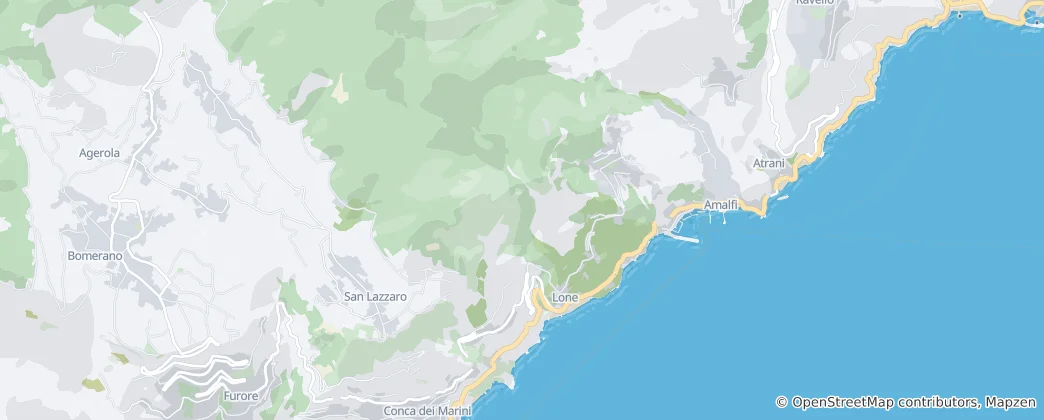 Mapa Amalfi