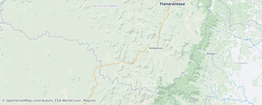 Ambalavao – Mapa