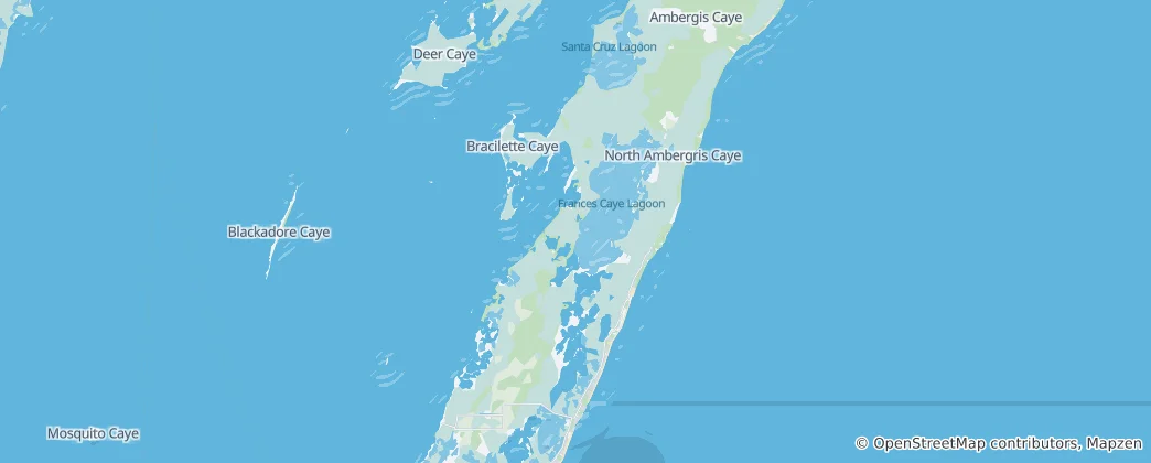 Map of Ambergris Caye