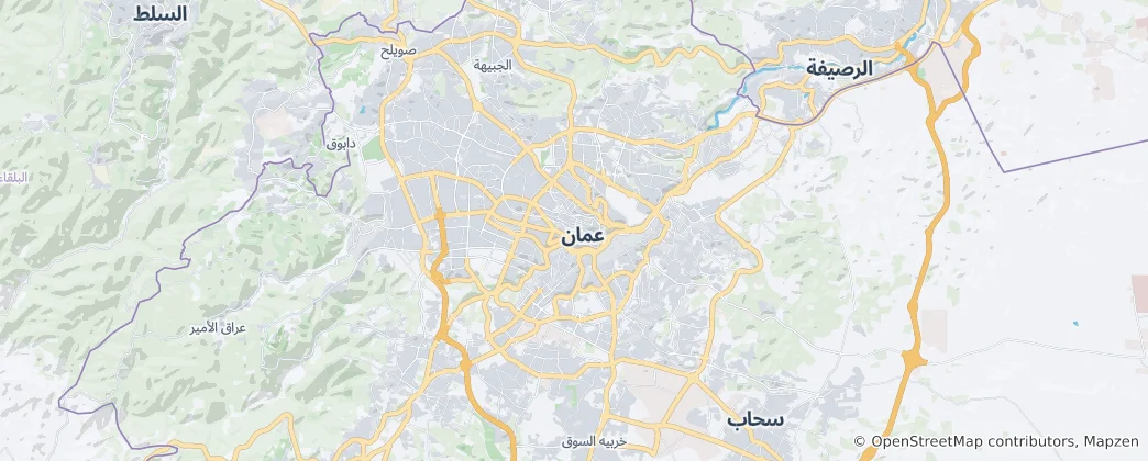 Map of Amman Qasabah District
