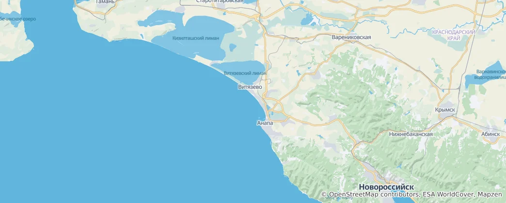 Map of Anapsky District