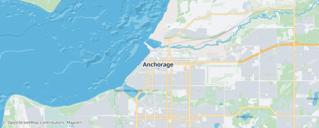 Anchorage – Mapa
