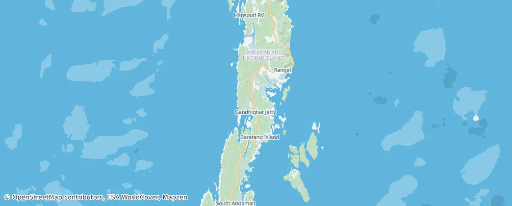 Andaman Islands — Térkép
