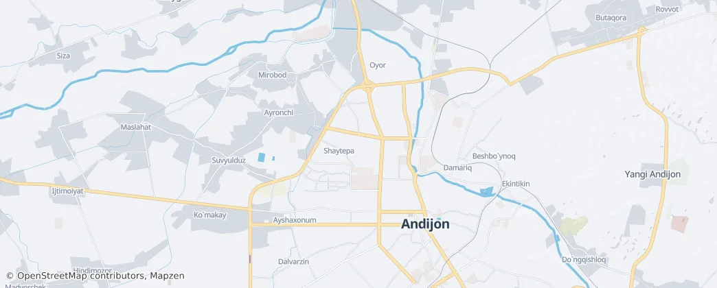 Andijan District — Map