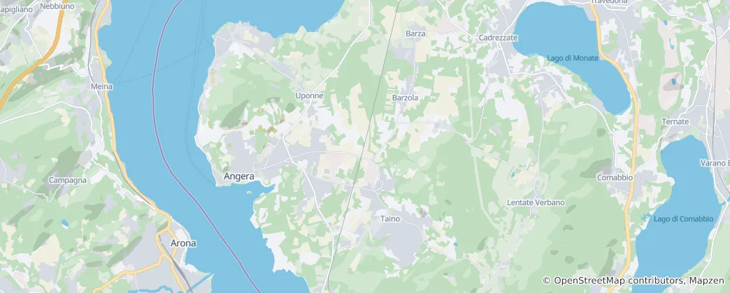 Map of Angera