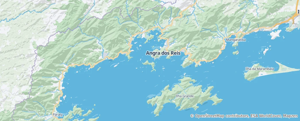 Karte von Angra dos Reis
