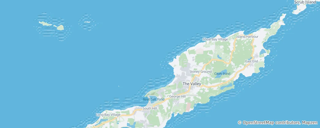Map of Anguilla