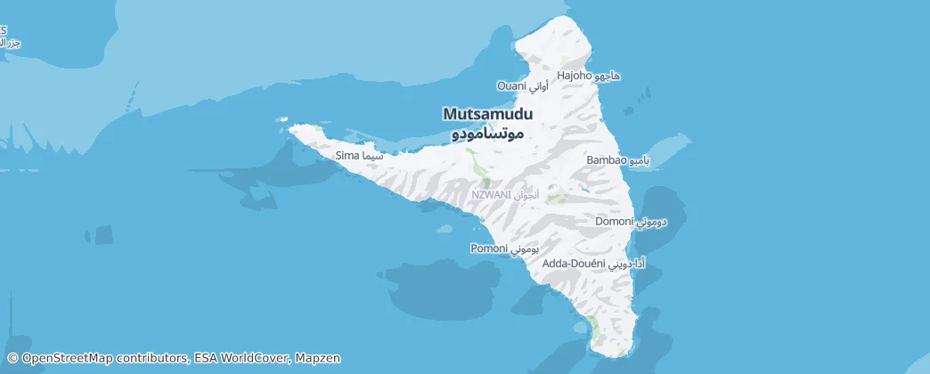Anjouan — Map