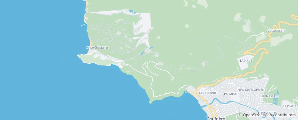 Map of Anse Chastanet