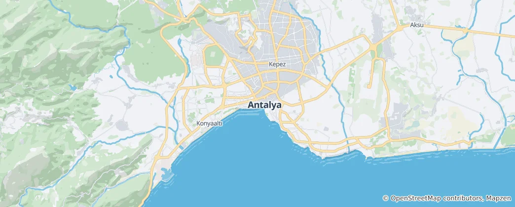 Map of Antalya
