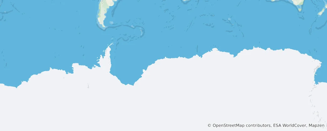 Map of Antarctica
