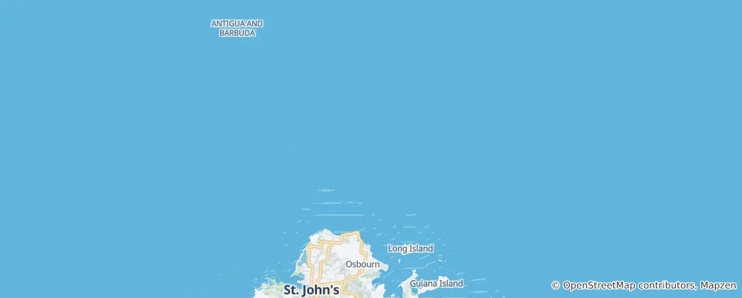 Map of Antigua and Barbuda