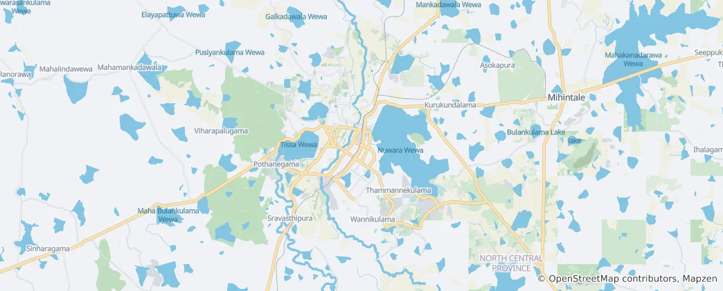 Map of Anuradhapura