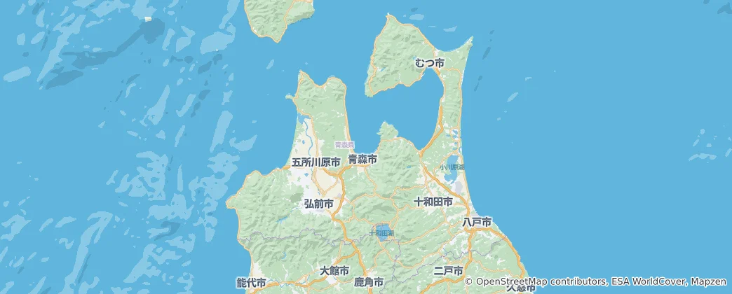 아오모리현 지도